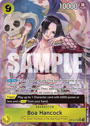 [ALTERNATE ART] Boa Hancock - OP14-112 (OP14-112) SR - One Piece The Azure Sea's Seven
