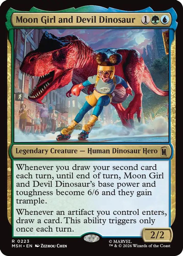 [FOIL] Moon Girl and Devil Dinosaur #223 - RARE MSH -  Marvel Super Heroes