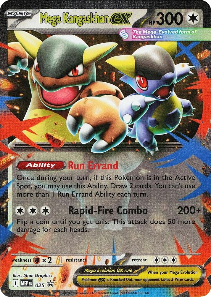 Mega Kangaskhan ex - [ 025 ] - Pokemon ME Mega Evolution Promo