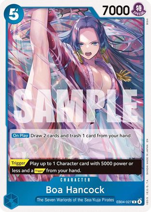 Boa Hancock - EB04-027 (EB04-027) Rare - One Piece The Azure Sea's Seven