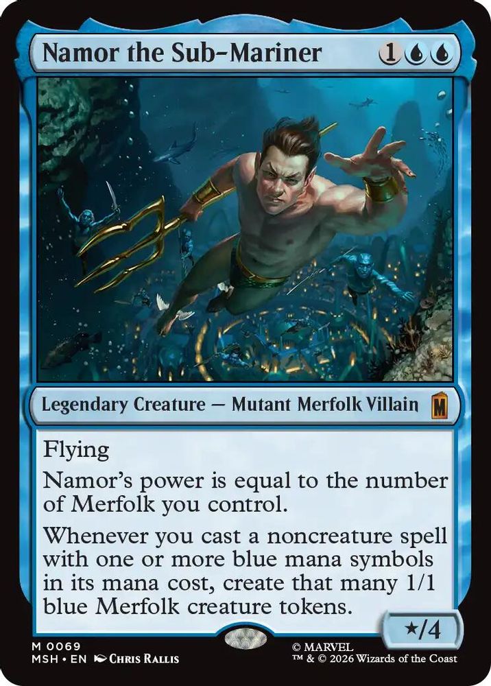[FOIL] Namor the Sub-Mariner #069 - MYTHIC MSH -  Marvel Super Heroes