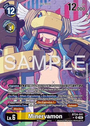 [ALTERNATE ART] Minervamon (BT24-041) SR - Digimon Time Stranger