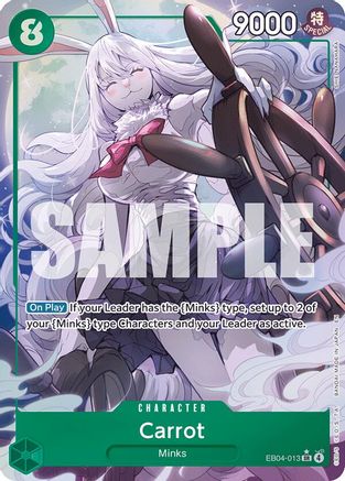 [ALTERNATE ART] Carrot (EB04-013) - One Piece The Azure Sea's Seven