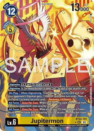 [ALTERNATE ART] Jupitermon (BT24-101) SEC - Digimon Time Stranger