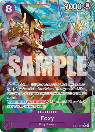 [ALTERNATE ART] Foxy (EB04-036) - One Piece The Azure Sea's Seven