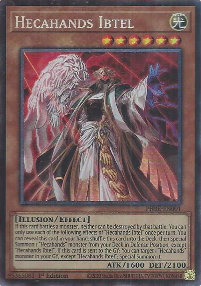 Hecahands Ibtel (CR) - (PHRE-EN001) - [Collector's Rare] 1st Edition