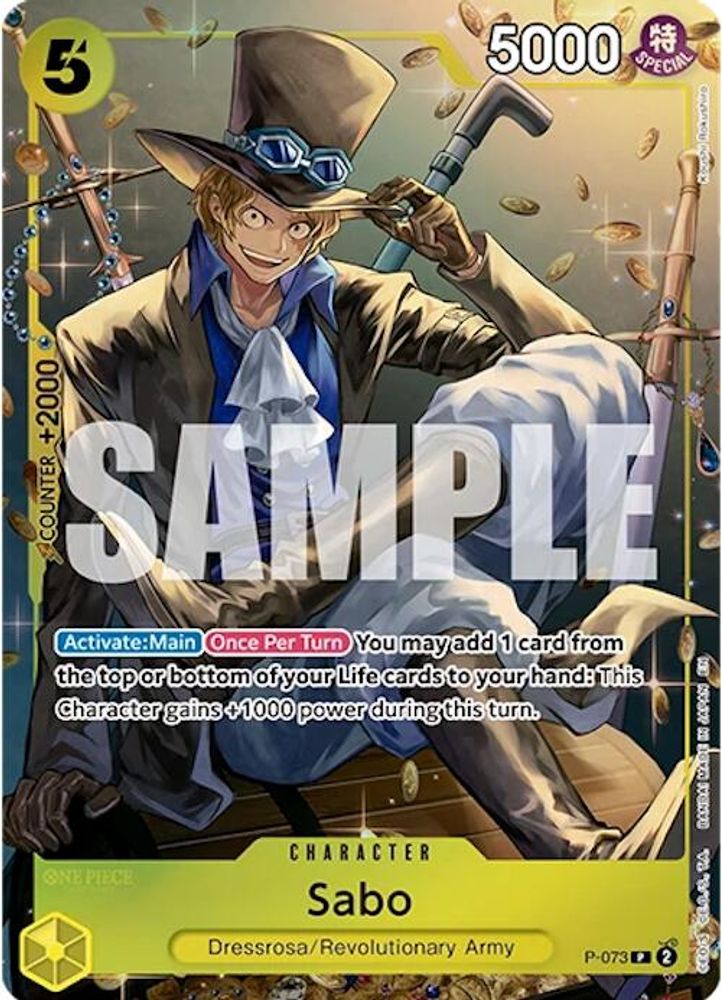 Sabo - P-073 - One Piece Tin Pack Set Vol. 2 Promo