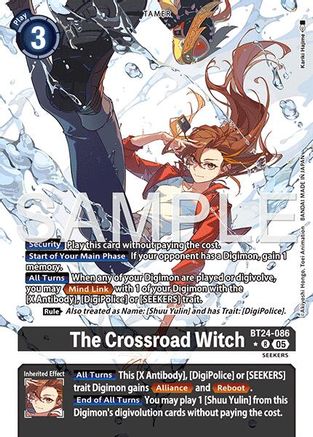 [ALTERNATE ART] The Crossroad Witch (BT24-086) R - Digimon Time Stranger
