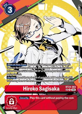 [ SP ] Hiroko Sagisaka (BT24-083) SP - Digimon Time Stranger