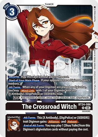 The Crossroad Witch (BT24-086) Rare - Digimon Time Stranger