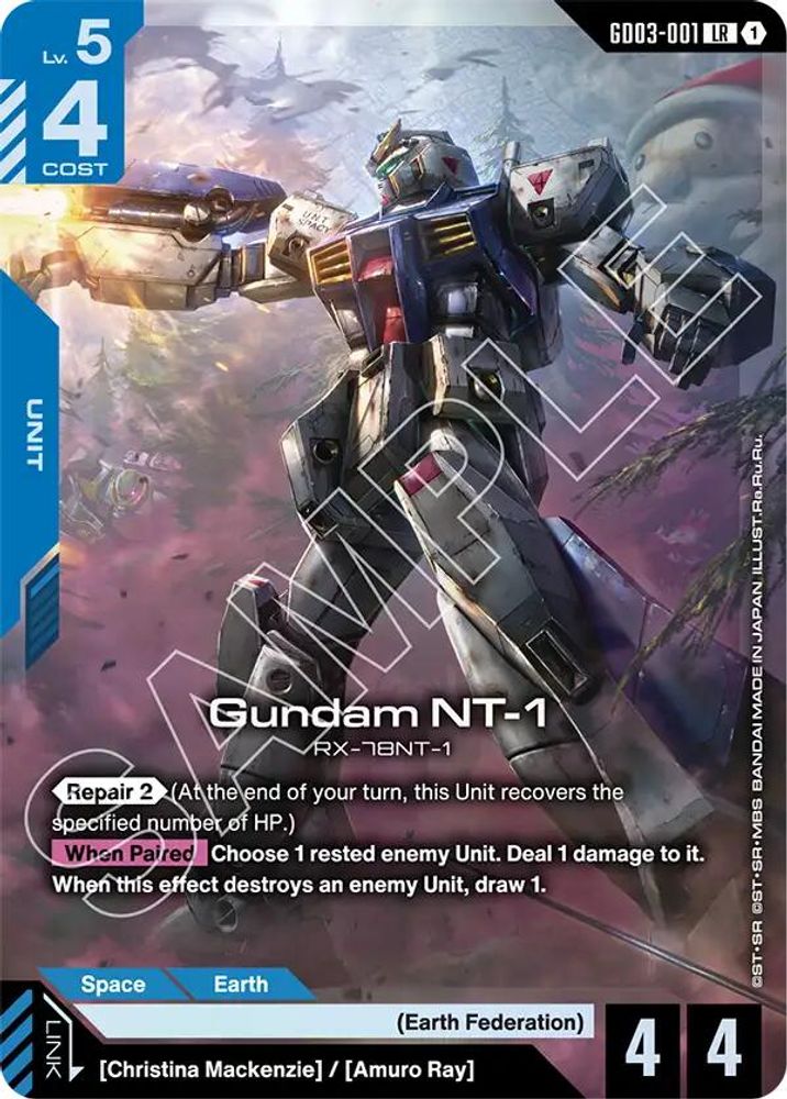 Gundam NT-1 (GD03-001) [LR] - Gundam Steel Requiem