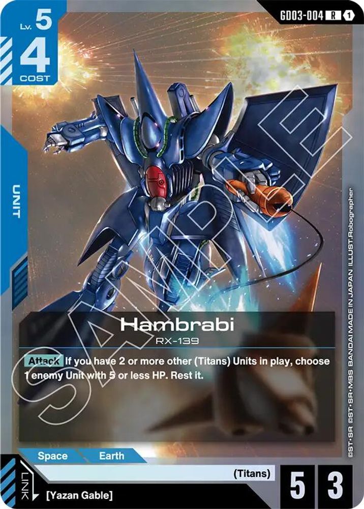 Hambrabi (GD03-004) [R] - Gundam Steel Requiem