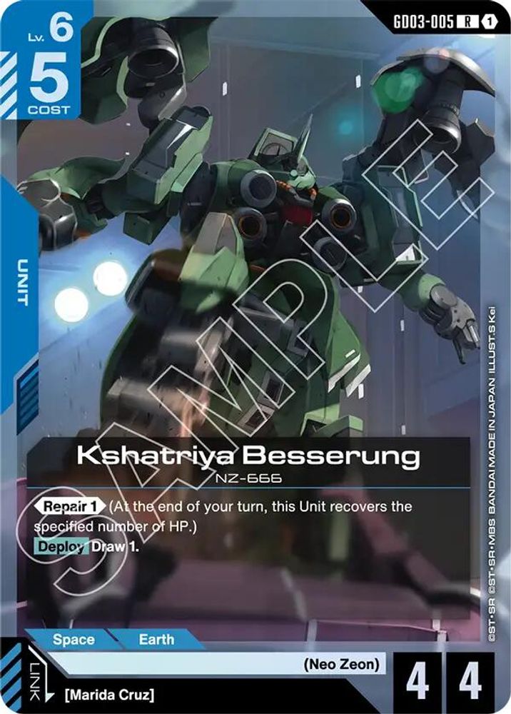 Kshatriya Besserung (GD03-005) [R] - Gundam Steel Requiem