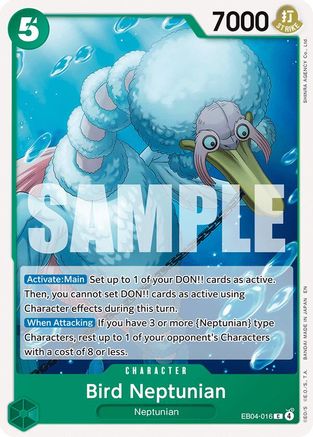 Bird Neptunian (EB04-016) Common - One Piece The Azure Sea's Seven