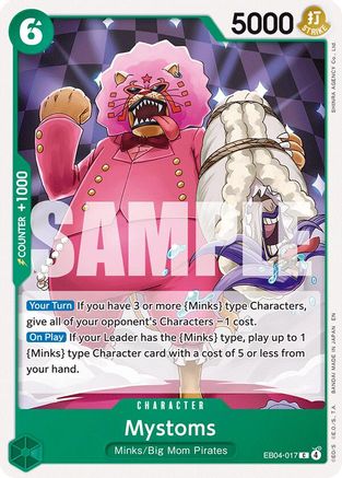 Mystoms (EB04-017) Common - One Piece The Azure Sea's Seven