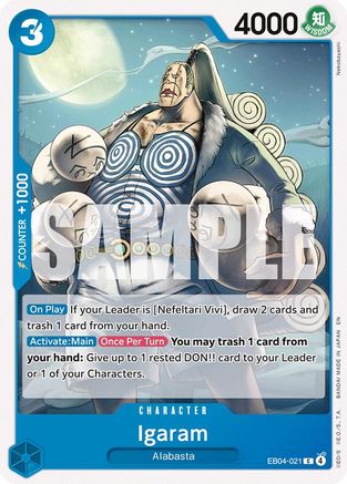 Igaram (EB04-021) Common - One Piece The Azure Sea's Seven