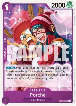 Porche (EB04-037) Common - One Piece The Azure Sea's Seven