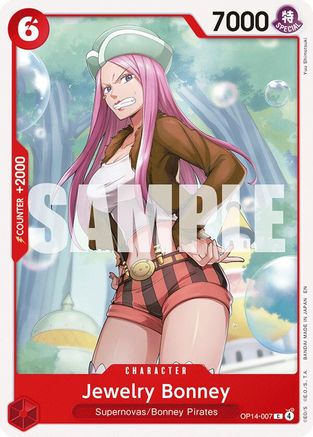 Jewelry Bonney (OP14-007) Common - One Piece The Azure Sea's Seven
