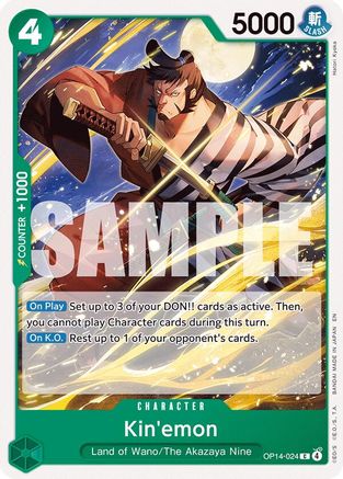 Kin'emon (OP14-024) Common - One Piece The Azure Sea's Seven