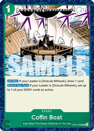 Coffin Boat (OP14-039) Uncommon - One Piece The Azure Sea's Seven
