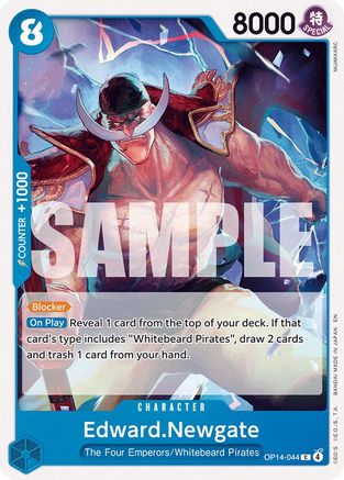 Edward.Newgate (OP14-044) Common - One Piece The Azure Sea's Seven