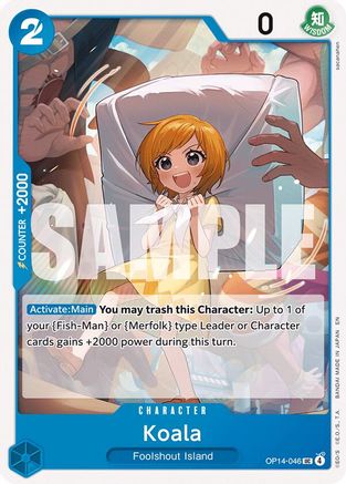 Koala (OP14-046) Uncommon - One Piece The Azure Sea's Seven