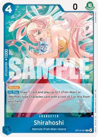 Shirahoshi (OP14-047) Rare - One Piece The Azure Sea's Seven