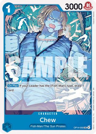 Chew (OP14-050) Uncommon - One Piece The Azure Sea's Seven