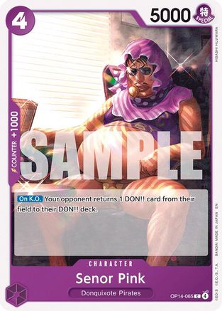 Senor Pink (OP14-065) Common - One Piece The Azure Sea's Seven
