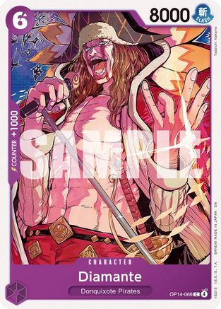Diamante (OP14-066) Common - One Piece The Azure Sea's Seven