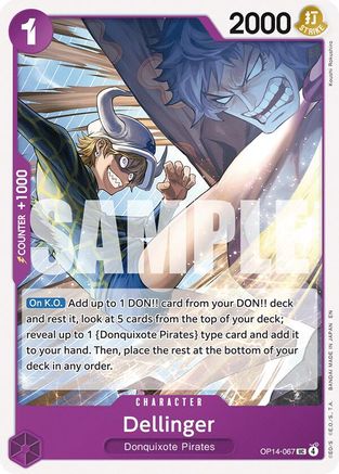 Dellinger (OP14-067) Uncommon - One Piece The Azure Sea's Seven