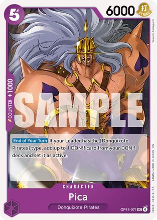 Pica (OP14-071) Uncommon - One Piece The Azure Sea's Seven