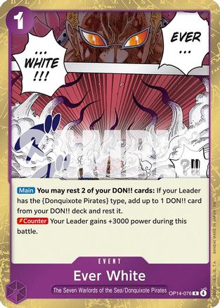 Ever White (OP14-076) Rare - One Piece The Azure Sea's Seven