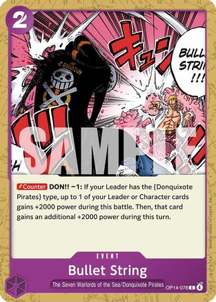 Bullet String (OP14-078) Common - One Piece The Azure Sea's Seven