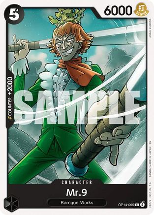 Mr.9 (OP14-095) Common - One Piece The Azure Sea's Seven