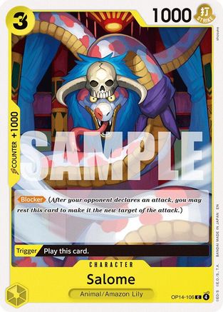 Salome (OP14-106) Common - One Piece The Azure Sea's Seven