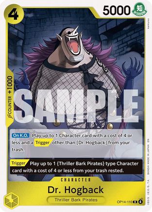 Dr. Hogback (OP14-110) Rare - One Piece The Azure Sea's Seven