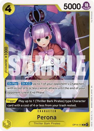 Perona - OP14-111 (OP14-111) Rare - One Piece The Azure Sea's Seven