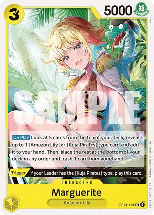 Marguerite (OP14-113) Uncommon - One Piece The Azure Sea's Seven