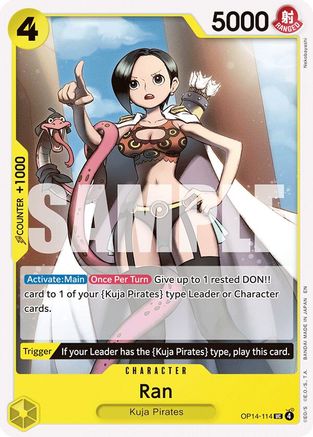 Ran (OP14-114) Uncommon - One Piece The Azure Sea's Seven