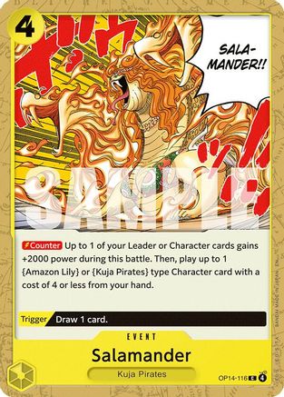 Salamander (OP14-116) Common - One Piece The Azure Sea's Seven
