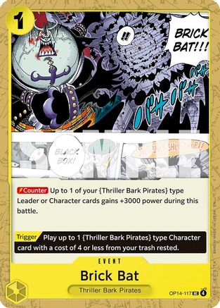 Brick Bat (OP14-117) Uncommon - One Piece The Azure Sea's Seven