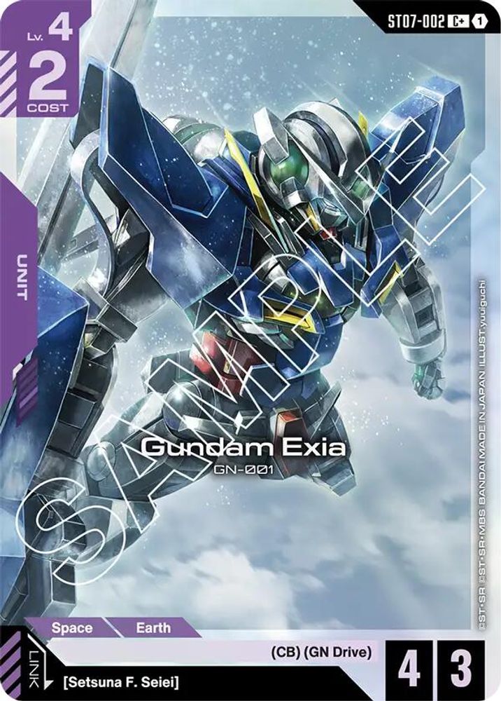 [ALTERNATE ART] Gundam Exia (ST07-002) (C+) (ST07-002) - Gundam Starter Deck 07 Celestial Drive