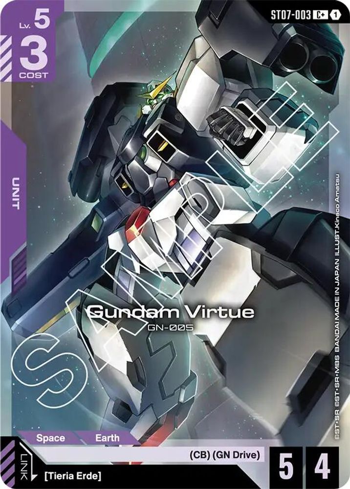 [ALTERNATE ART] Gundam Virtue (ST07-003) (C+) (ST07-003) - Gundam Starter Deck 07 Celestial Drive