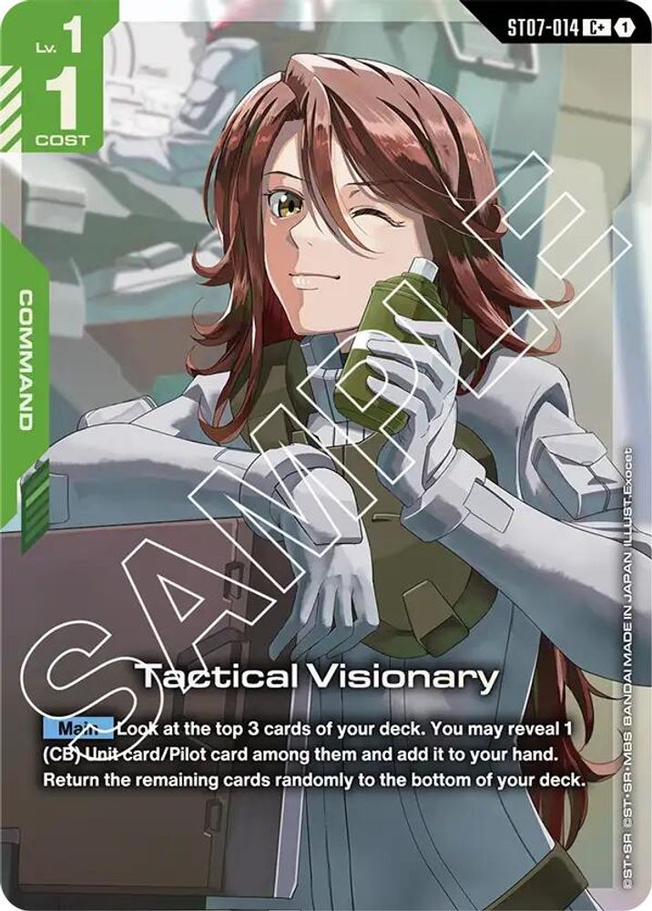 [ALTERNATE ART] Tactical Visionary (C+) (ST07-014) - Gundam Starter Deck 07 Celestial Drive