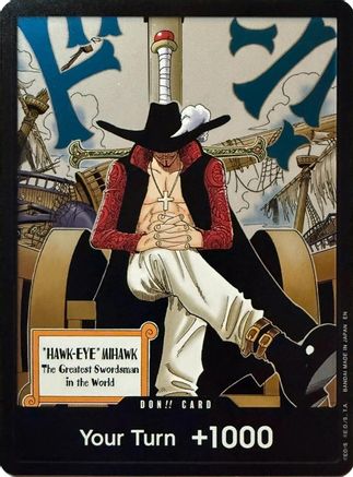 DON!! Card (Dracule Mihawk) DON!! - One Piece The Azure Sea's Seven