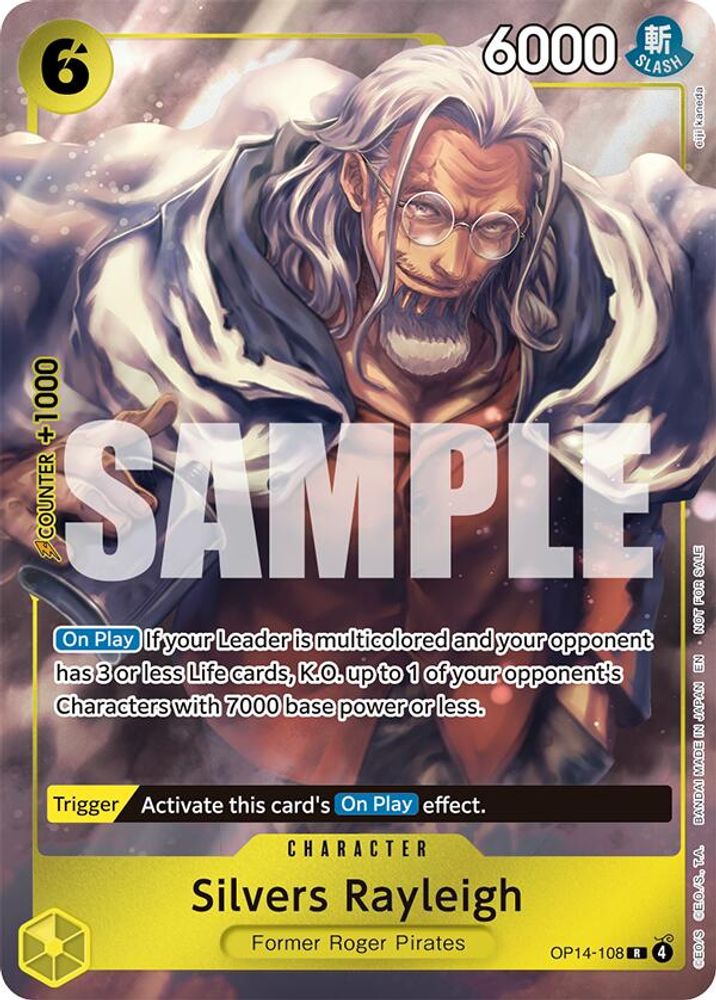 Silvers Rayleigh (Dash Pack) (Dash Pack)  (OP14-108) - One Piece The Azure Sea's Seven