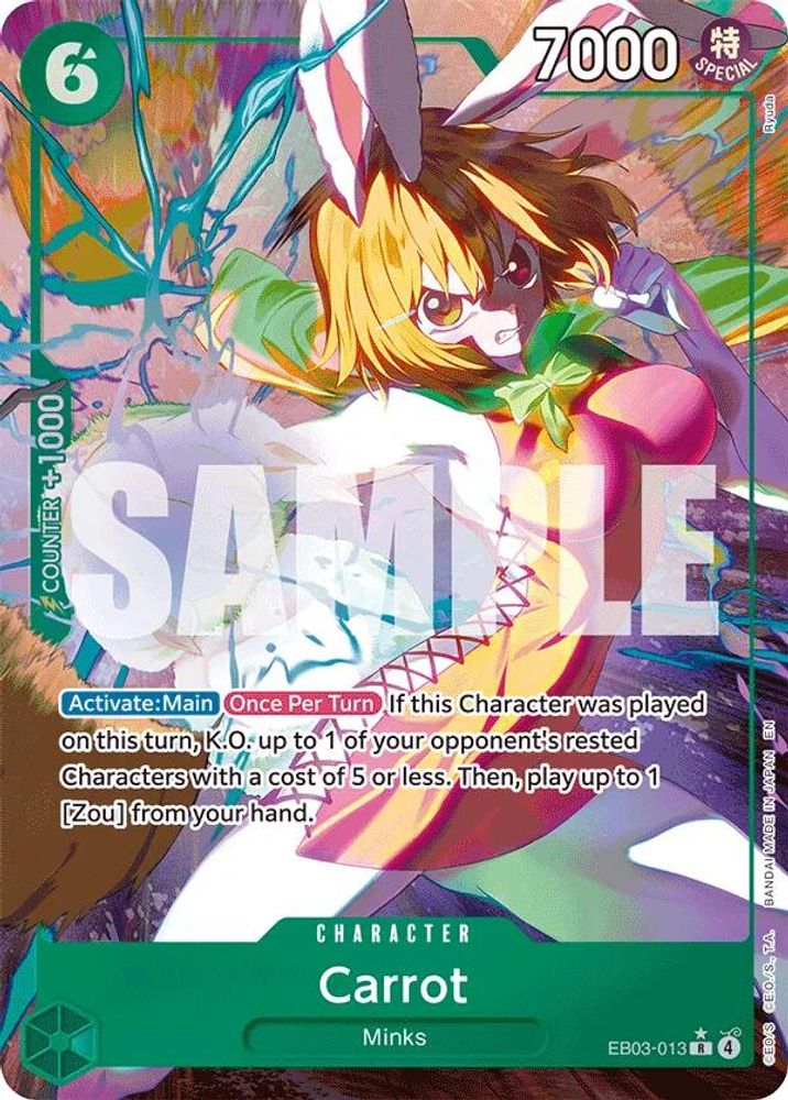 [ALTERNATE ART] Carrot (EB03-013) R - One Piece Extra Booster: Heroines Edition