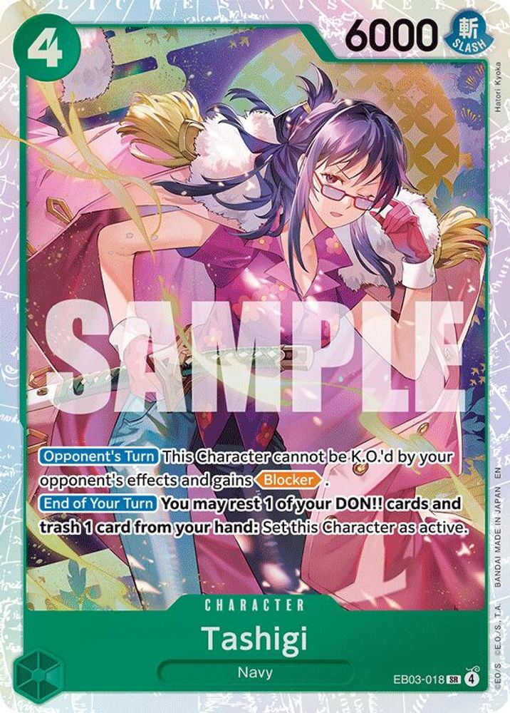 Tashigi (EB03-018) Super Rare - One Piece Extra Booster: One Piece Heroines Edition