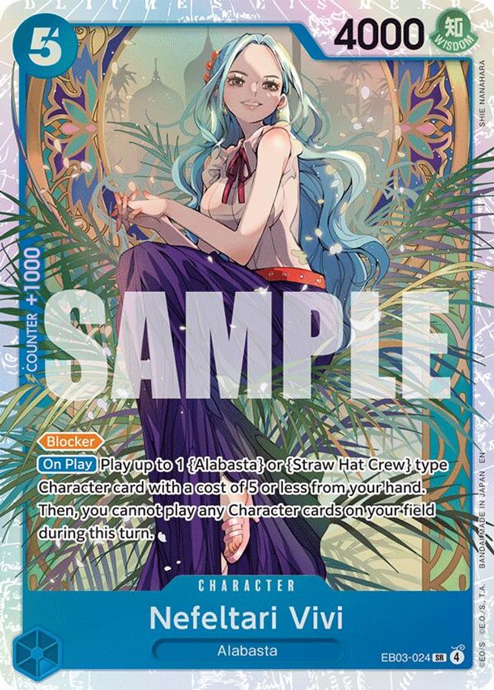 Nefeltari Vivi (024) (EB03-024) Super Rare - One Piece Extra Booster: One Piece Heroines Edition